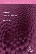Cover-Bild zum Titel 'Anomie' von 'Marco Orru'