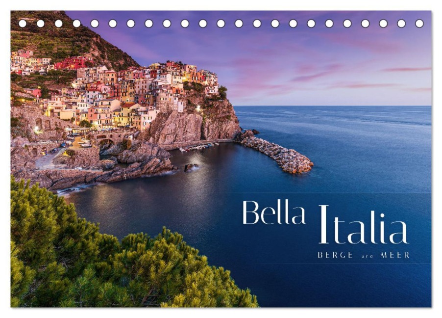 Bella Italia - Berge und Meer (Tischkalender 2026 DIN A5 quer), CALVENDO Monatskalender - Patrick Rosyk