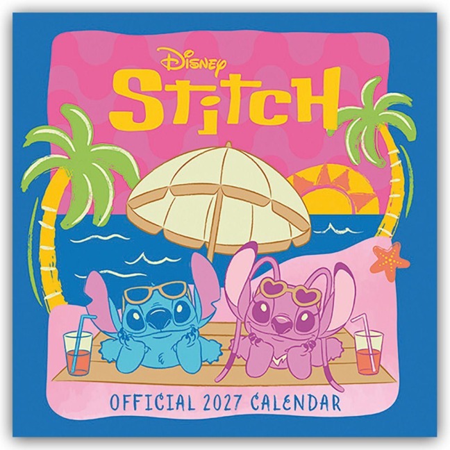 Disney Stitch - Offizieller Kalender 2027 - Wandkalender - Danilo Promotion Ltd