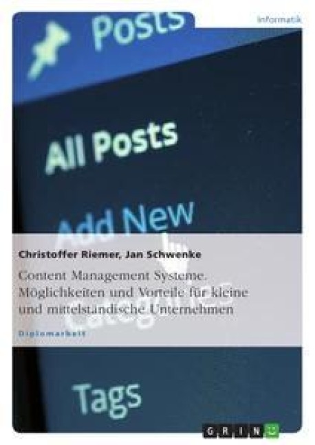 Content Management Systeme. Möglichkeiten und Vorteile für kleine und mittelständische Unternehmen - Jan Schwenke, Christoffer Riemer
