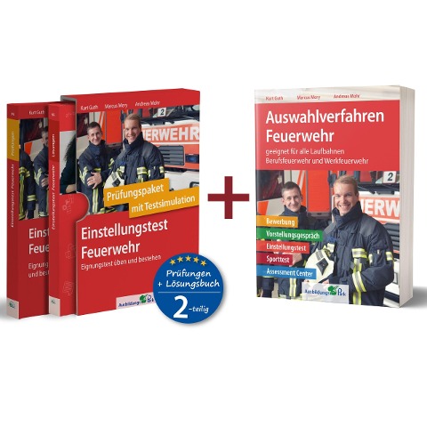 Paket - Einstellungstest + Auswahlverfahren Feuerwehr - Kurt Guth, Andreas Mohr, Marcus Mery