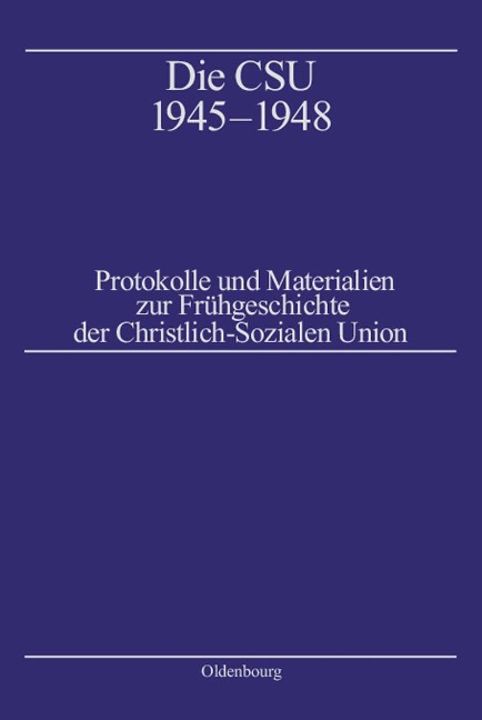 Die CSU 1945-1948 - 