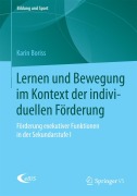 Cover-Bild zum Titel 'Lernen und Bewegung im Kontext der individuellen Förderung' von 'Karin Boriss'