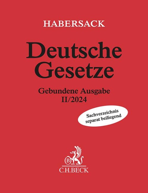 Deutsche Gesetze Gebundene Ausgabe II/2024 - 