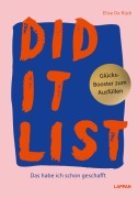 Cover-Bild zum Titel 'DID IT LIST' von 'Elise de Rijck'