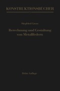 Cover-Bild zum Titel 'Berechnung und Gestaltung von Metallfedern' von 'Siegfried Gross'
