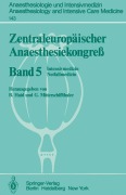 Cover-Bild zum Titel 'Zentraleuropäischer Anaesthesiekongreß' von ''