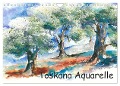 Toskana Aquarelle (Wandkalender 2024 DIN A4 quer), CALVENDO Monatskalender - Jitka Krause