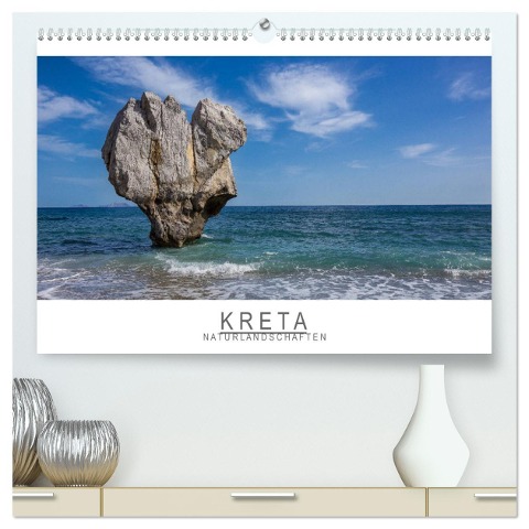 Kreta - Naturlandschaften (hochwertiger Premium Wandkalender 2024 DIN A2 quer), Kunstdruck in Hochglanz - Stephan Knödler
