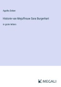 Cover-Bild zum Titel 'Historie van Mejuffrouw Sara Burgerhart' von 'Agatha Deken'
