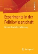 Cover-Bild zum Titel 'Experimente in der Politikwissenschaft' von 'Ina Kubbe'