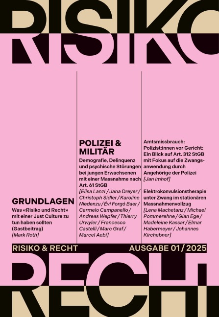 Risiko & Recht 01/2025 - Goran Seferovic