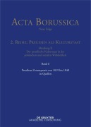 Cover-Bild zum Titel 'Preußens Zensurpraxis von 1819 bis 1848 in Quellen' von ''