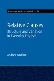 Relative Clauses - Andrew Radford