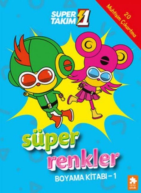Süper 1 Takim - Süper Renkler Boyama Kitabi 1 - Kolektif
