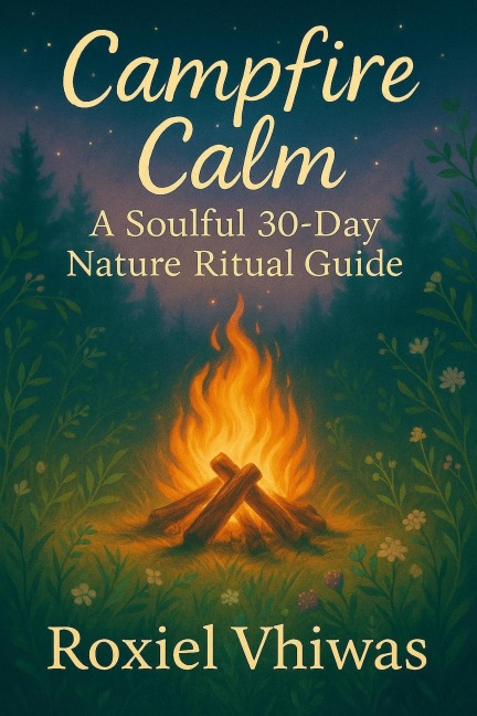 Campfire Calm: A Soulful 30-Day Nature Ritual Guide - Roxiel Vhiwas
