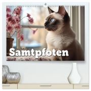 Cover-Bild zum Titel 'Das Jahr der Samtpfoten (hochwertiger Premium Wandkalender 2026 DIN A2 quer), Kunstdruck in Hochglanz' von 'Pinguindampfer Pinguindampfer'