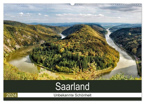 Saarland - unbekannte Schönheit (Wandkalender 2024 DIN A2 quer), CALVENDO Monatskalender - Thomas Becker