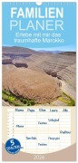 Cover-Bild zum Titel 'Familienplaner 2026 - Erlebe mit mir das traumhafte Marokko mit 5 Spalten (Wandkalender, 21 x 45 cm) CALVENDO' von 'Nadine Büscher'