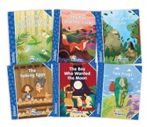 Cover-Bild zum Titel 'Jolly Phonics Folktales Blue Readers (Level 4) Complete Set (1-6)' von 'Louise Van-Pottelsberghe'