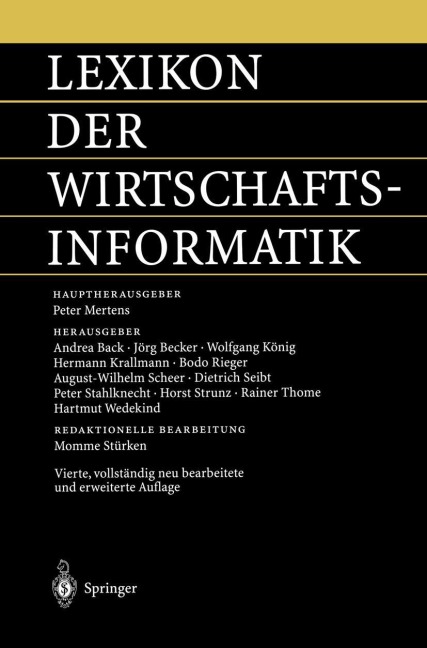 Lexikon der Wirtschaftsinformatik - 