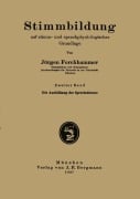Cover-Bild zum Titel 'Stimmbildung auf stimm- und sprachphysiologischer Grundlage' von 'Jörgen Forchhammer'