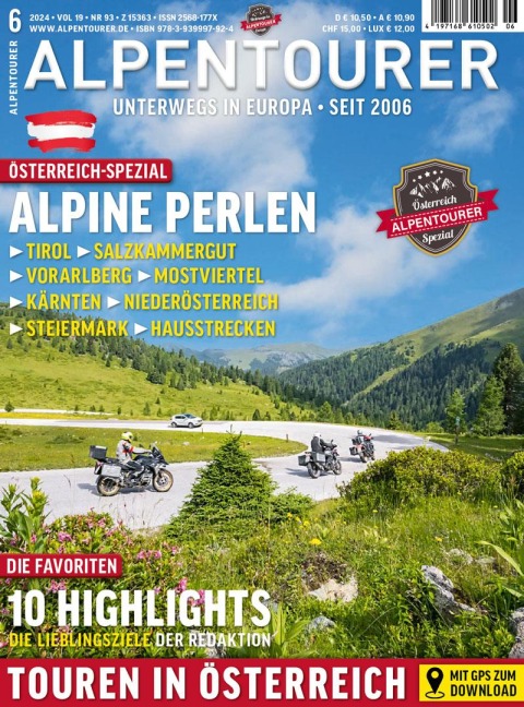 ALPENTOURER SPEZIAL ÖSTERREICH - Stephan Fennel, Thomas Krämer, Alexander Seger, Sneana imicic