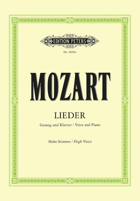 [50] Ausgewählte Lieder - Wolfgang Amadeus Mozart