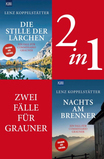 Zwei Fälle für Commissario Grauner (2in1-Bundle) - Lenz Koppelstätter