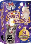 Cover-Bild zum Titel 'Adventskalender-Kartenset: Lasst uns frech und niedlich sein - 24 liebe Weihnachtstierchen für deinen Advent' von ''