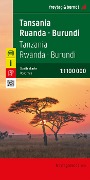 Cover-Bild zum Titel 'freytag & berndt Straßenkarte Tansania - Ruanda - Burundi 1:1,1 Mio.' von ''