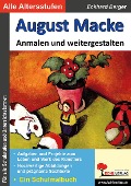 Cover-Bild zum Titel 'August Macke anmalen und weitergestalten' von 'Eckhard Berger'
