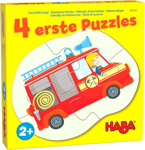 4 erste Puzzles - Einsatzfahrzeuge - 