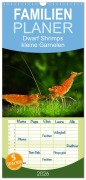 Cover-Bild zum Titel 'Familienplaner 2026 - Dwarf Shrimps - kleine Garnelen mit 5 Spalten (Wandkalender, 21 x 45 cm) CALVENDO' von 'Rudolf Pohlmann'