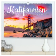Cover-Bild zum Titel 'Kalifornien - Los Angeles, San Francisco und viel mehr. (hochwertiger Premium Wandkalender 2026 DIN A2 quer), Kunstdruck in Hochglanz' von 'Happy Monkey'