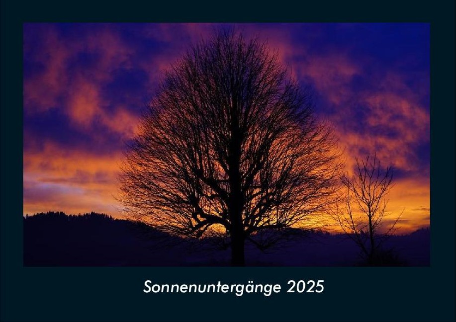 Sonnenuntergänge 2025 Fotokalender DIN A4 - Tobias Becker