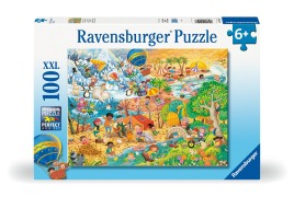 Cover-Bild zum Titel 'Kinderpuzzle 100 XXL Teile - Die 4 Jahreszeiten' von ''