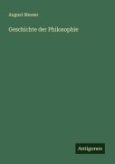 Cover-Bild zum Titel 'Geschichte der Philosophie' von 'August Messer'