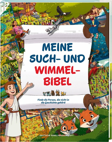 Meine Such- und Wimmelbibel. Finde die Person, die nicht in die Geschichte gehört! Ein kunterbuntes Wimmelbuch zu den schönsten Bibel-Geschichten für Kinder. Mit spannenden Such-Rätselaufgaben - Andrew Newton