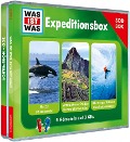 WAS IST WAS 3-CD-Hörspielbox "Expedition" - Manfred Baur, Kurt Haderer, Günther Illi