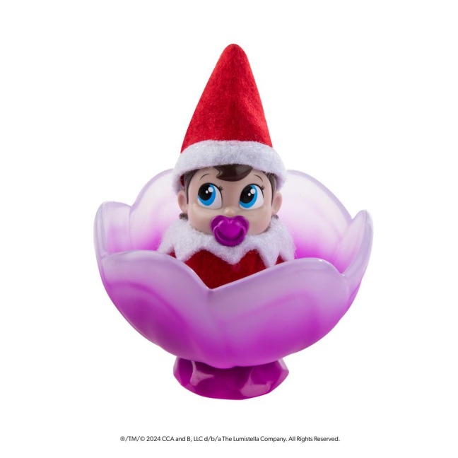 Frost Pips(TM) Mini Blooms, Mädchen Blaue Augen Rosa Schnuller Rosa Frostblüte - 