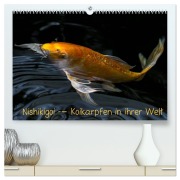 Cover-Bild zum Titel 'Nishikigoi - Koikarpfen in ihrer Welt (hochwertiger Premium Wandkalender 2026 DIN A2 quer), Kunstdruck in Hochglanz' von 'Erwin Renken'