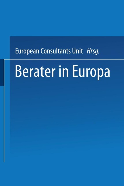 Berater in Europa - E. C. U. European Consultants Unit