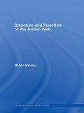 Cover-Bild zum Titel 'Structure and Function of the Arabic Verb' von 'Maher Bahloul'