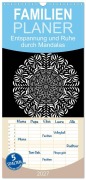 Cover-Bild zum Titel 'Familienplaner 2027 - Entspannung und Ruhe durch Mandalas mit 5 Spalten (Wandkalender, 21 x 45 cm) CALVENDO' von 'Heike Langenkamp'