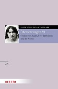 Cover-Bild zum Titel 'Übersetzung: Thomas von Aquin, Über das Seiende und das Wesen' von 'Edith Stein'