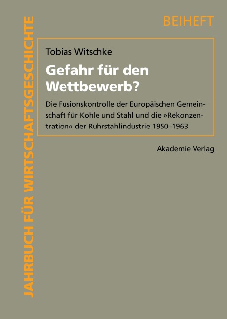 Gefahr für den Wettbewerb? - Tobias Witschke