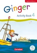 Cover-Bild zum Titel 'Ginger - Early Start Edition 4. Schuljahr - Activity Book mit Audio-CD, Minibildkarten und Faltbox' von 'Kerstin Caspari-Grote, Ina Grandt, Ulrike Kraaz, Ines Völtz, Christel Simon'
