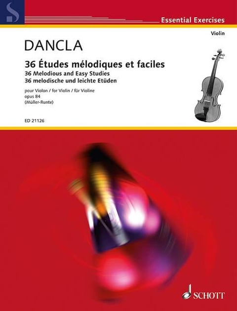 36 melodische und leichte Etüden - Charles Dancla