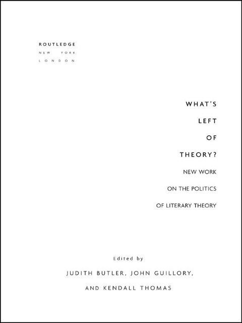 What's Left of Theory? - 